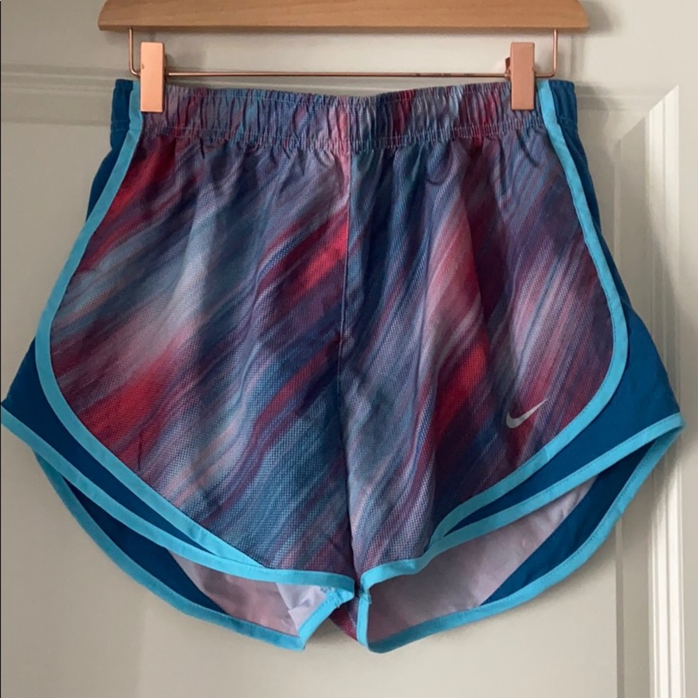 Nike blue running shorts